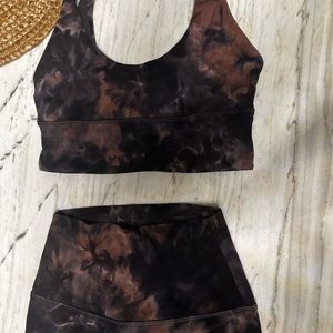 Lululemon Yoga Set Leggings Sports Bra